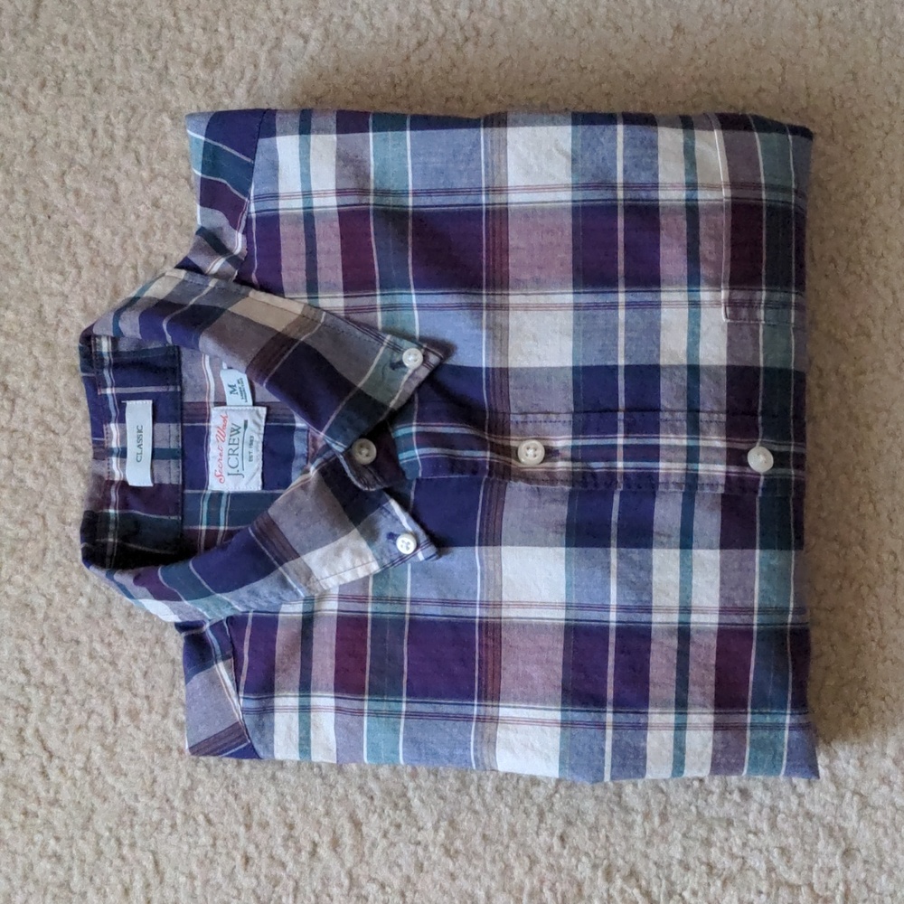 J. Crew Long Sleeve Secret Wash Button Down Shirt